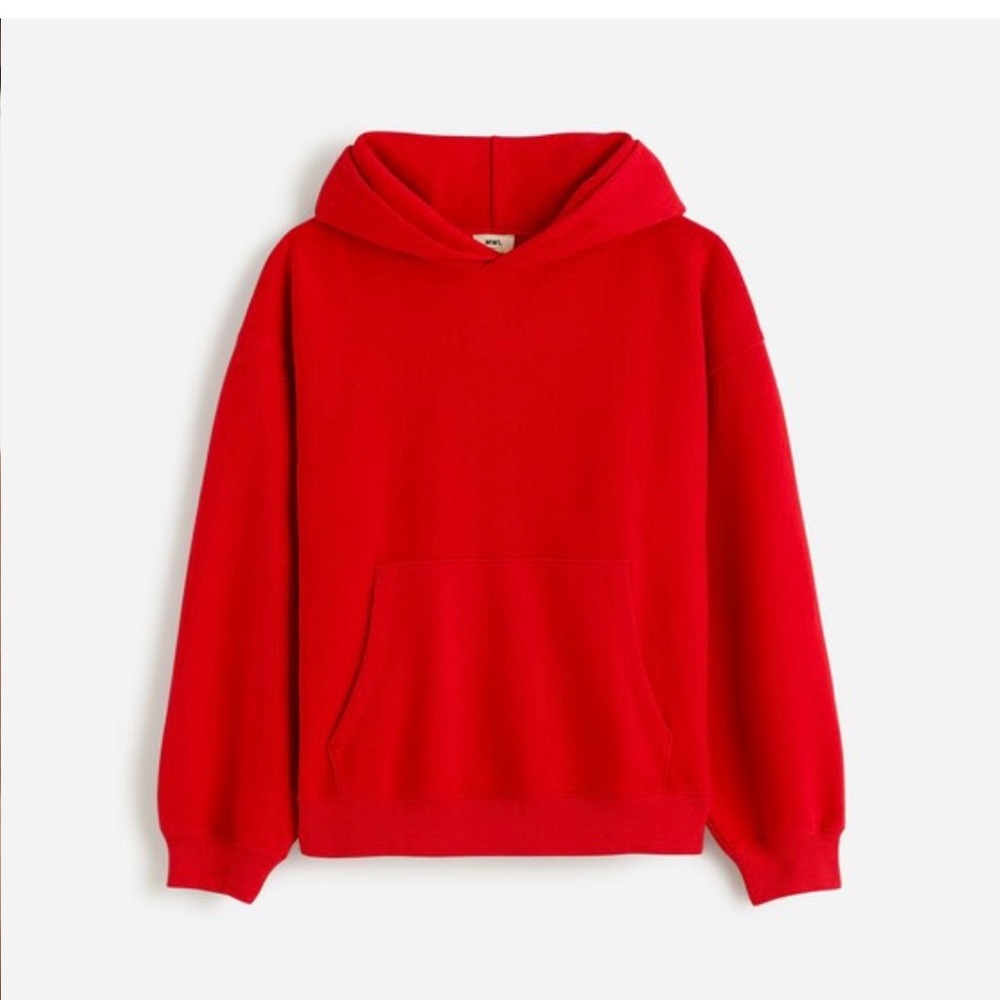 Madewell Red Hoodie Sweatshirt